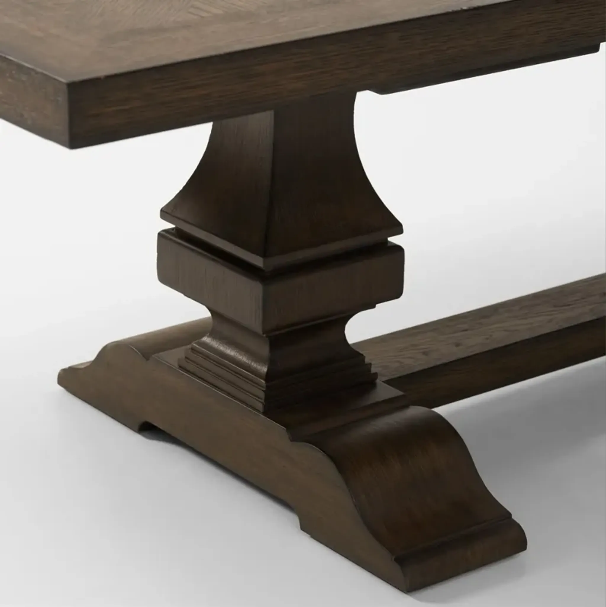 Asheville Rectangle Extendable Dining Table with 4 Splat-Back Side ...