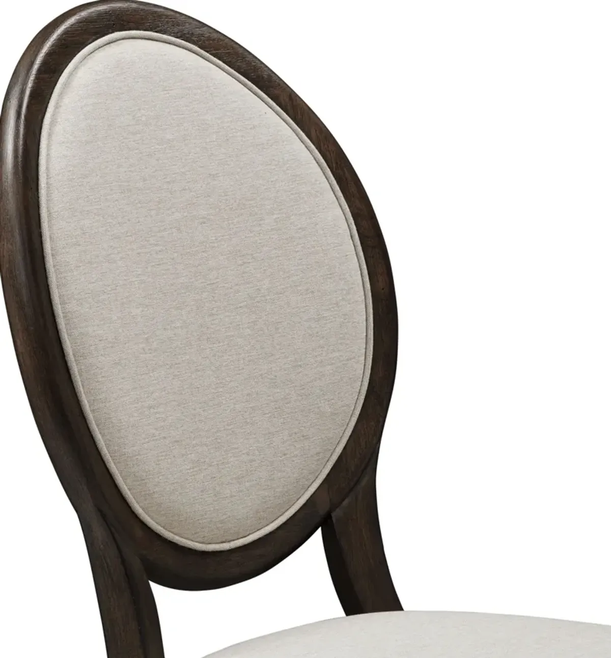 Asheville Round Extendable Dining Table with 4 Oval-Back Side Chairs - Tobacco