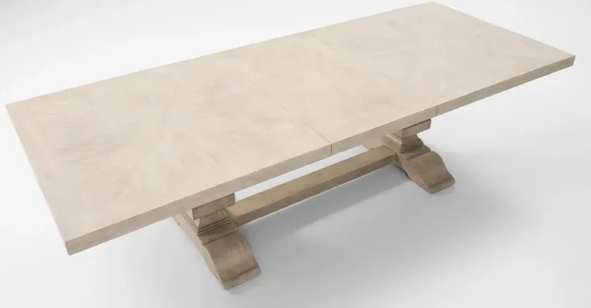 Asheville Rectangle Extendable Dining Table - Sandstone