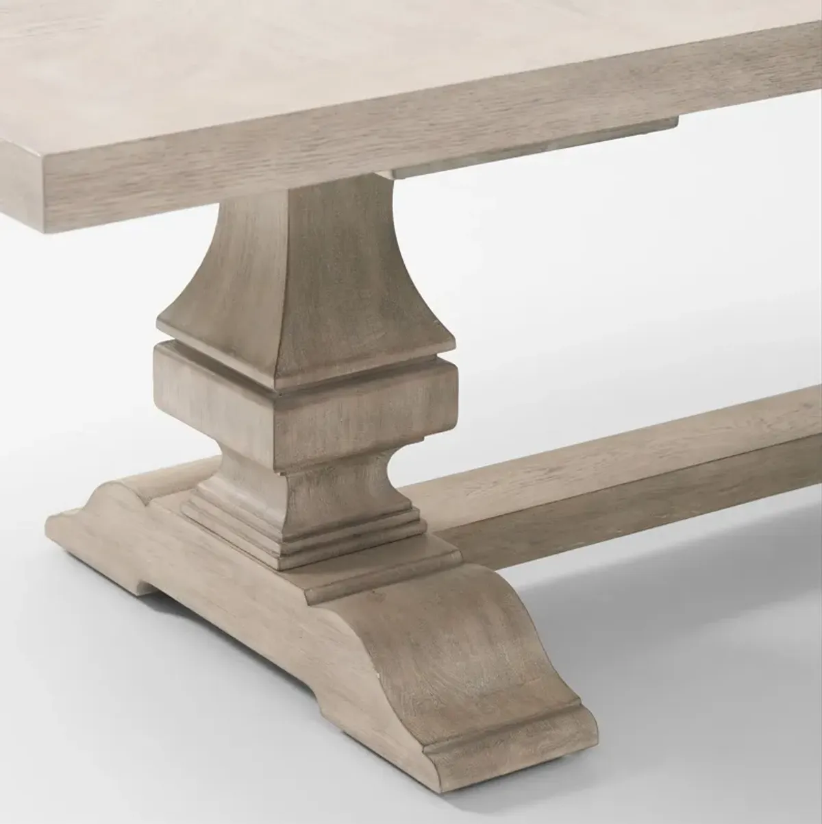 Asheville Rectangle Extendable Dining Table - Sandstone