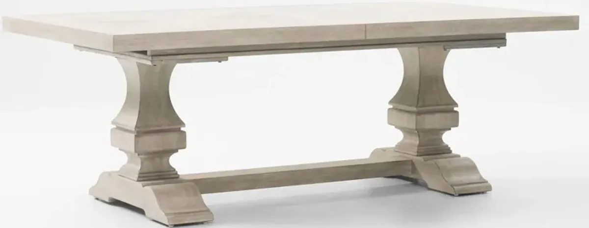 Asheville Rectangle Extendable Dining Table - Sandstone