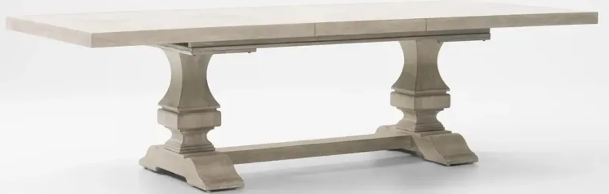 Asheville Rectangle Extendable Dining Table with 4 Splat-Back Side Chairs - Sandstone