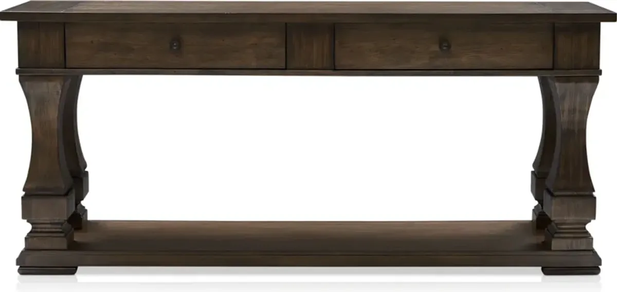 Asheville Sofa Table - Tobacco