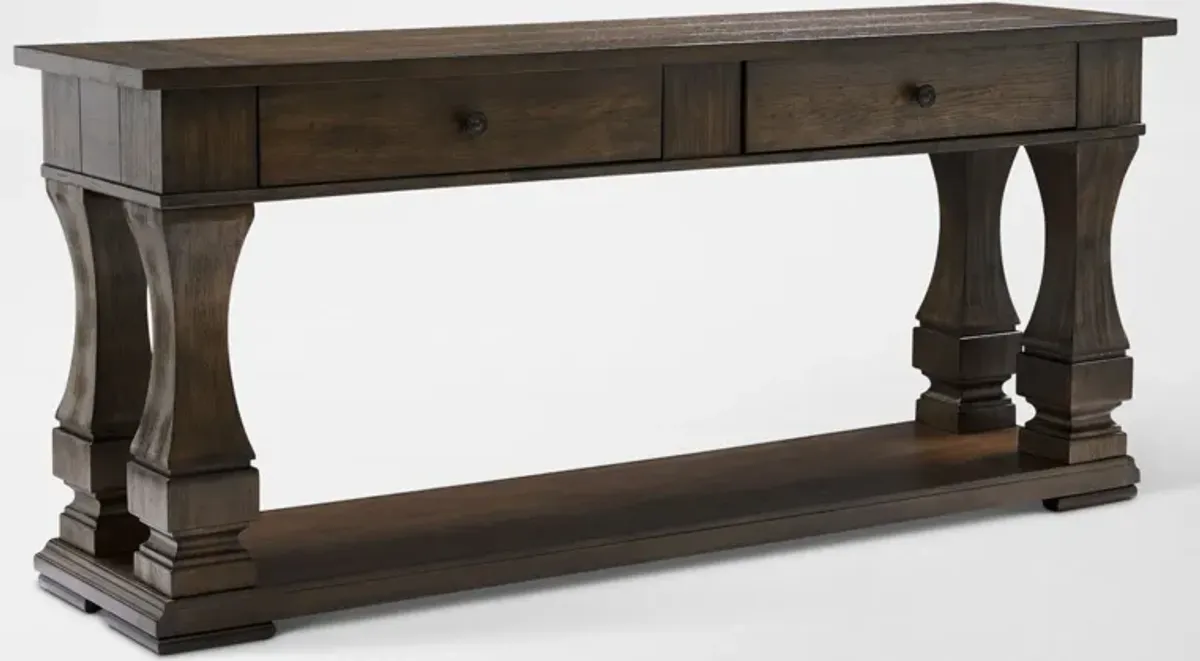 Asheville Sofa Table - Tobacco