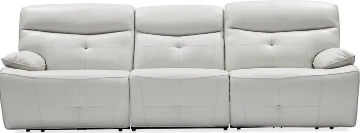 Westgate 3-Piece Dual-Power Sofa - Fog