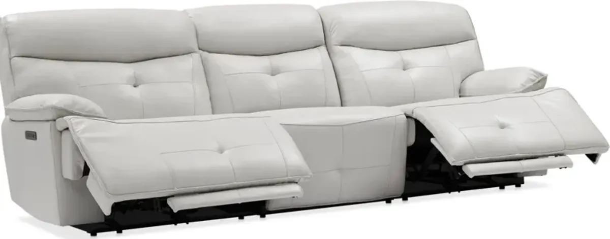 Westgate 3-Piece Dual-Power Sofa - Fog