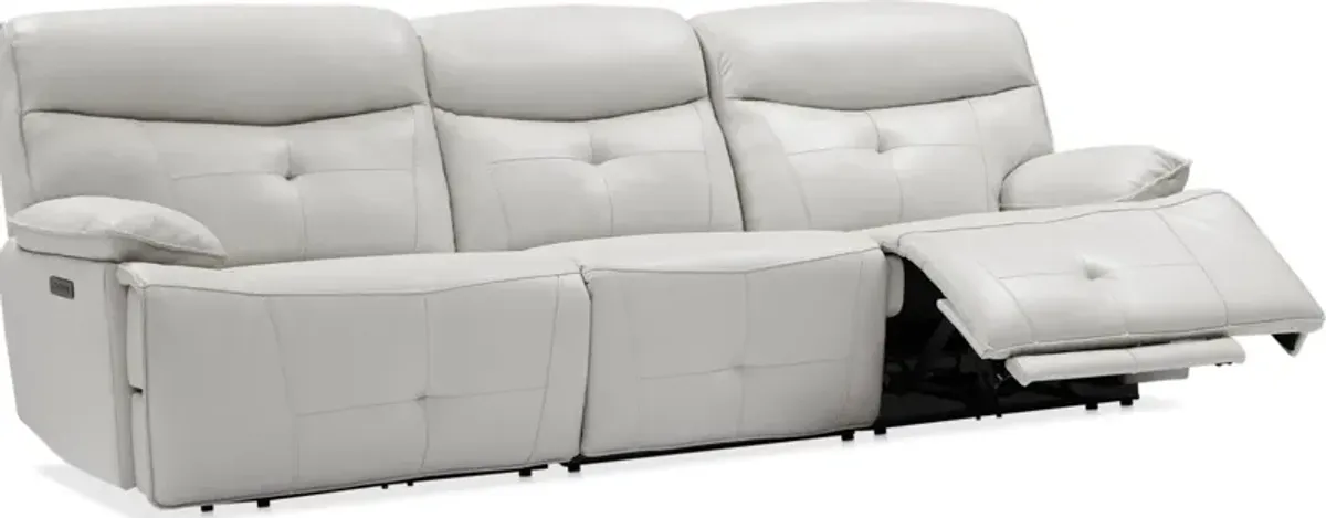 Westgate 3-Piece Dual-Power Sofa - Fog