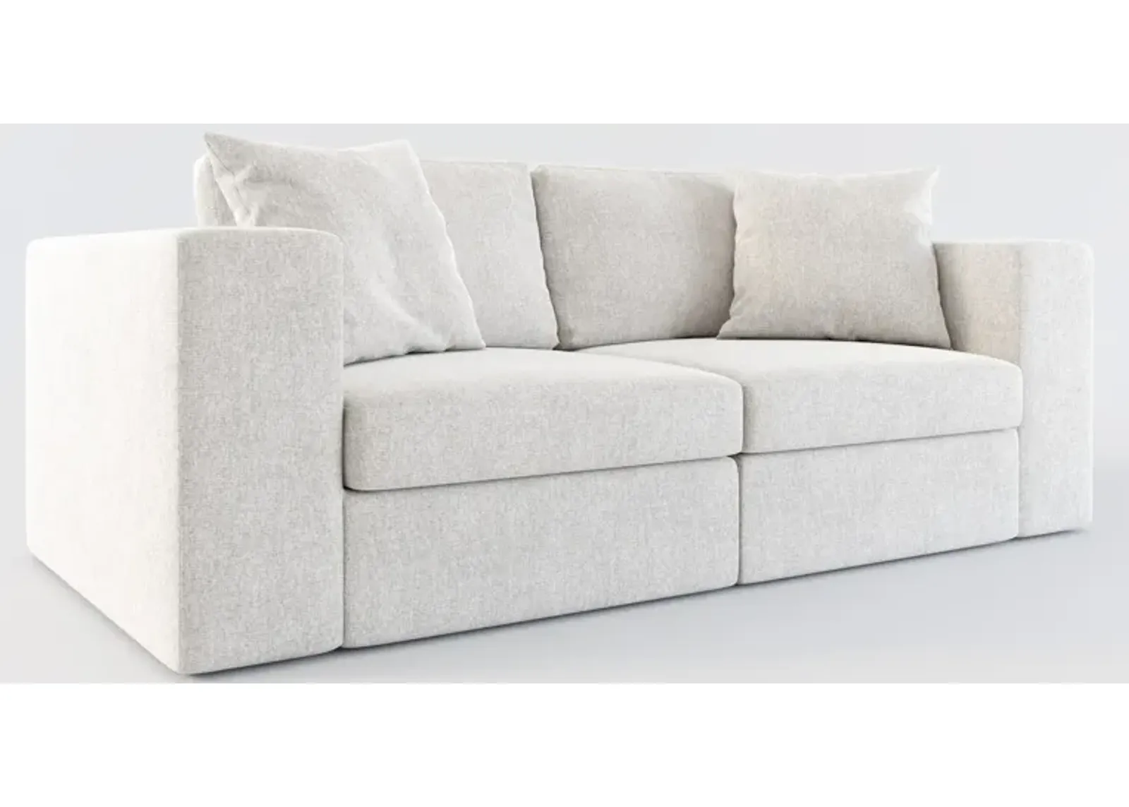 Collin 2-Piece Foam Comfort Sofa - Burmese Granite