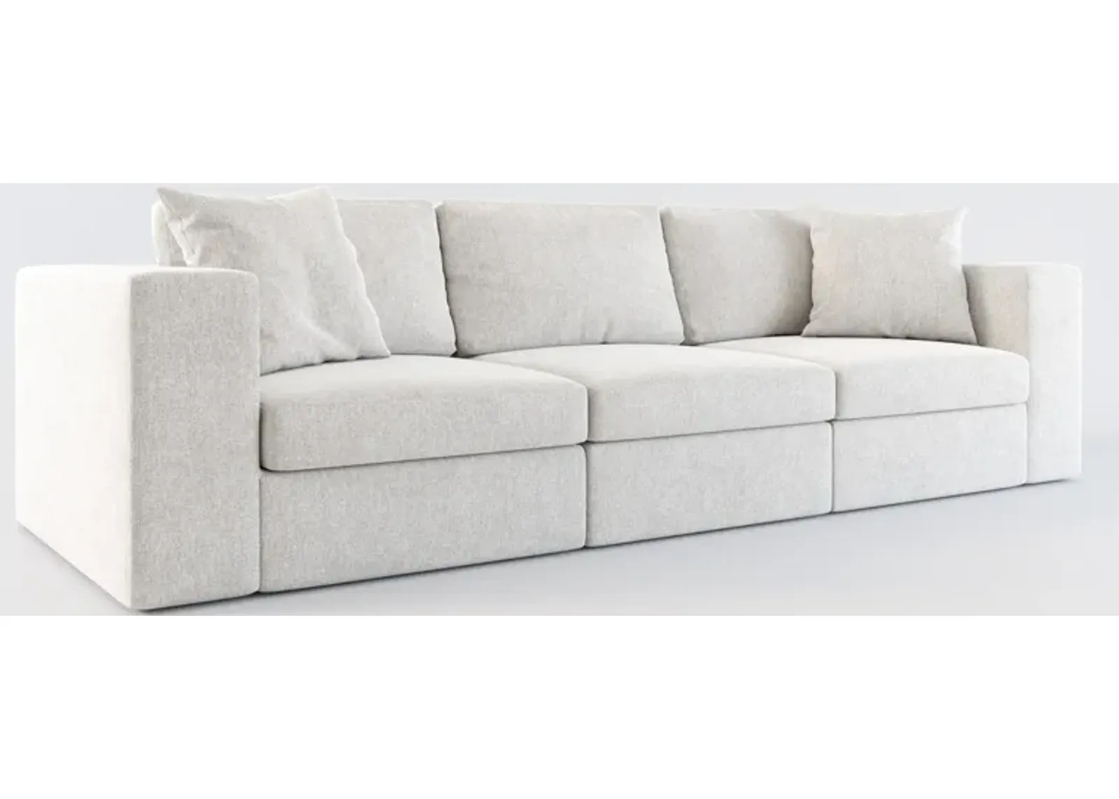 Collin 3-Piece Foam Comfort Sofa - Burmese Granite