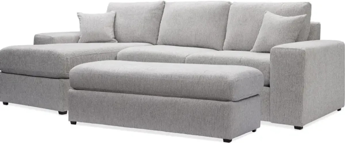 Margot 2-Piece Sectional with Left-Facing Chaise and Ottoman