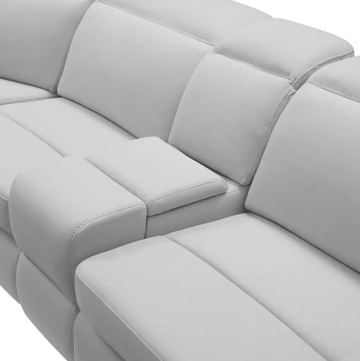 Aero 6-Piece Dual-Power Reclining Media Sleeper Sectional