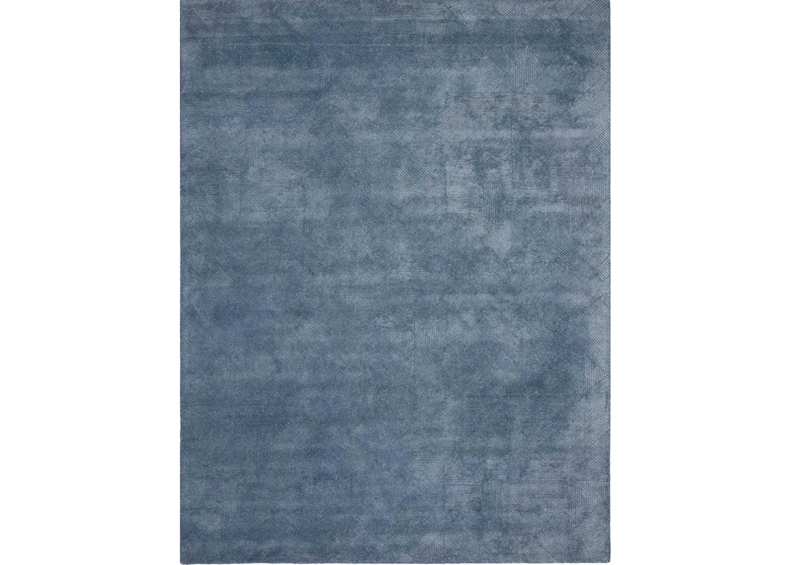 Geometry 4' X 6' Area Rug by Michael Amini - Blue