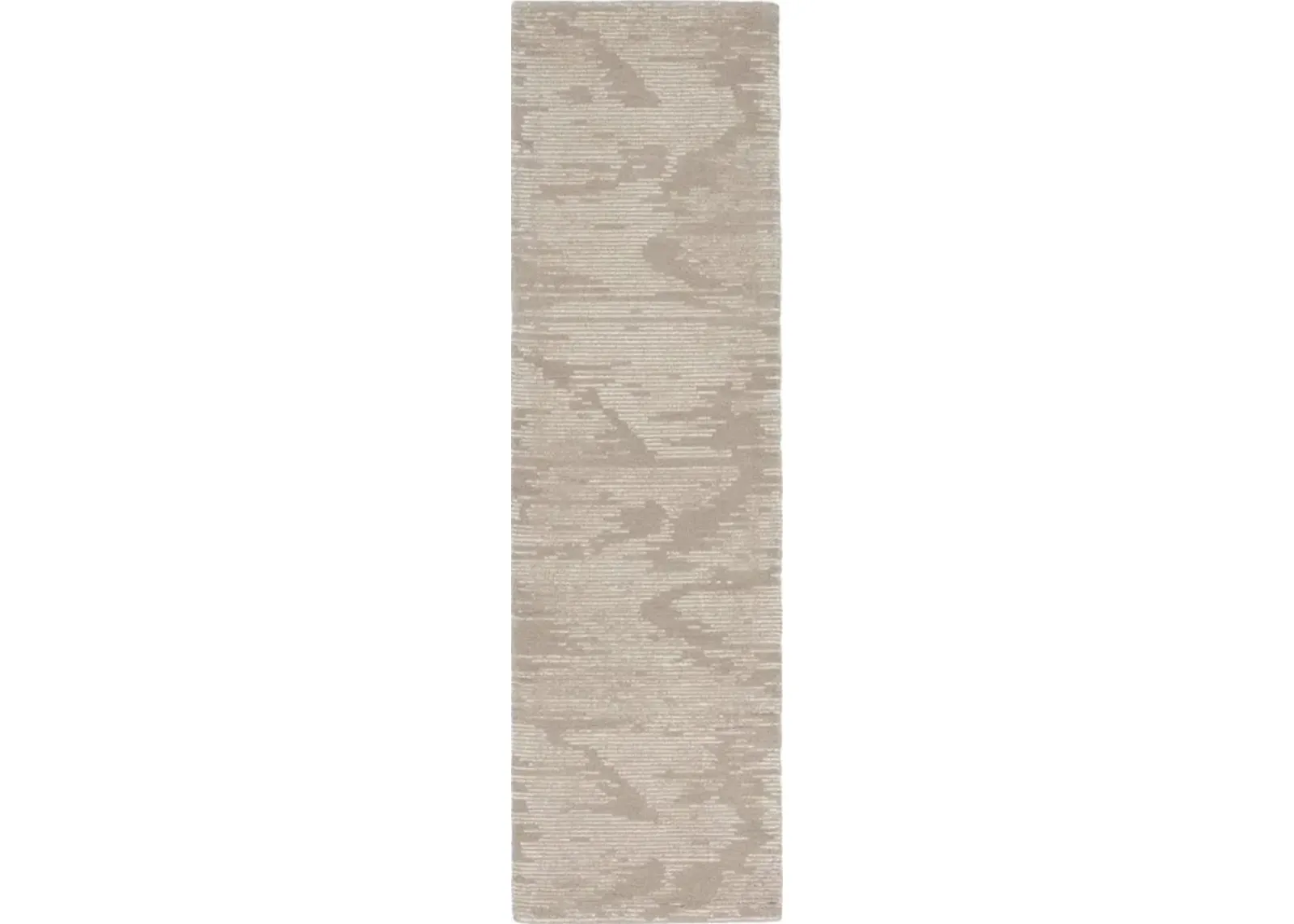 Valley 2' X 8' Area Rug by Michael Amini - Taupe/Ivory