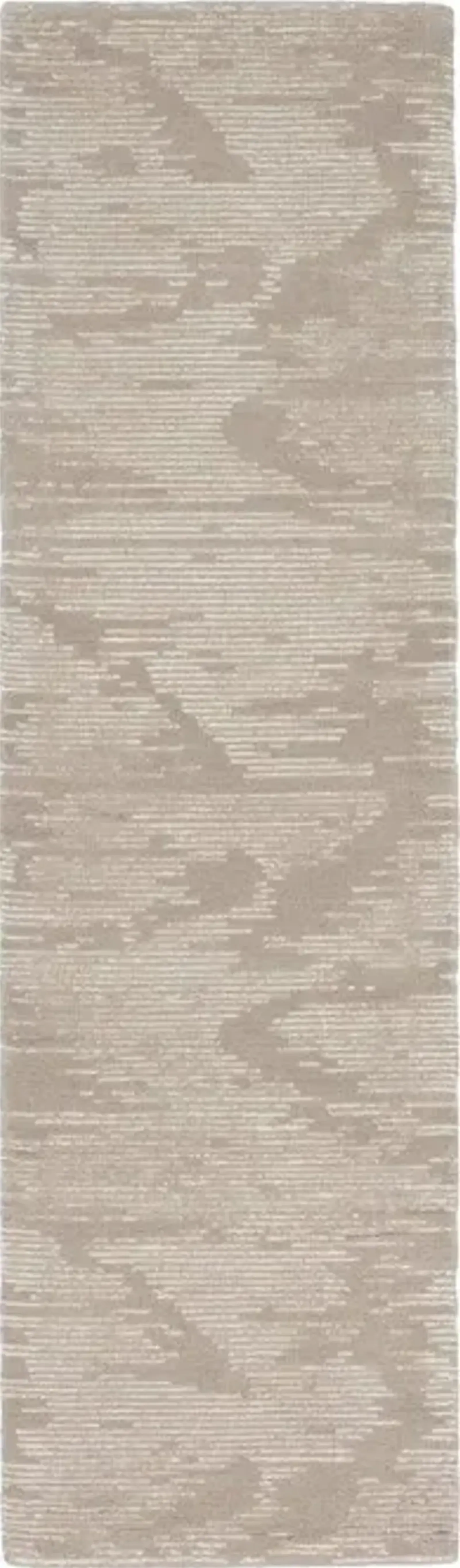 Valley 2' X 8' Area Rug by Michael Amini - Taupe/Ivory