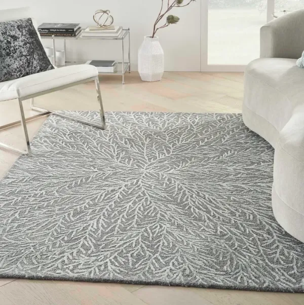 Reef 9' X 12' Area Rug by Michael Amini - Slate/Teal