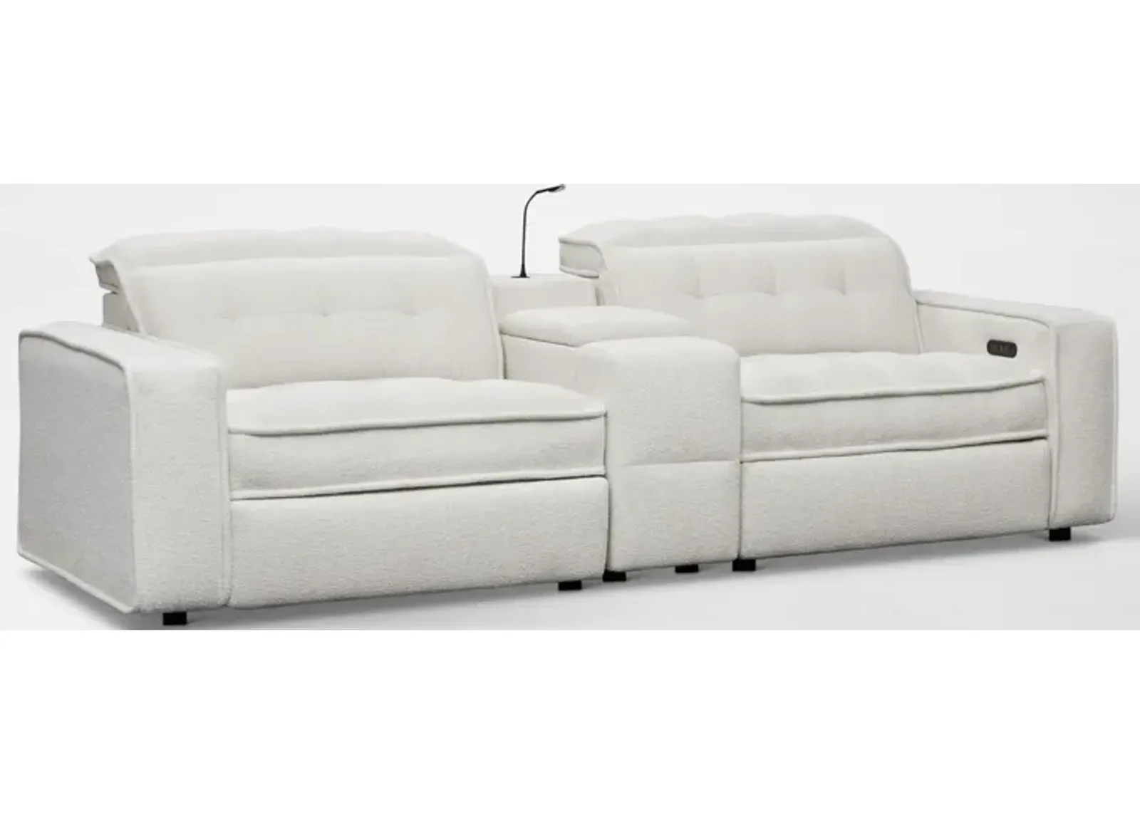 Bellini 3-Piece Dual-Power Reclining Loveseat