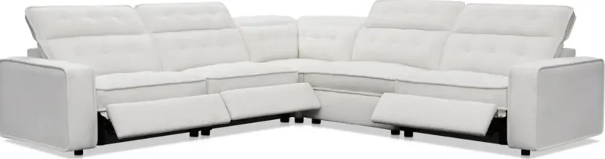 Bellini 5-Piece Dual-Power Reclining Sectional