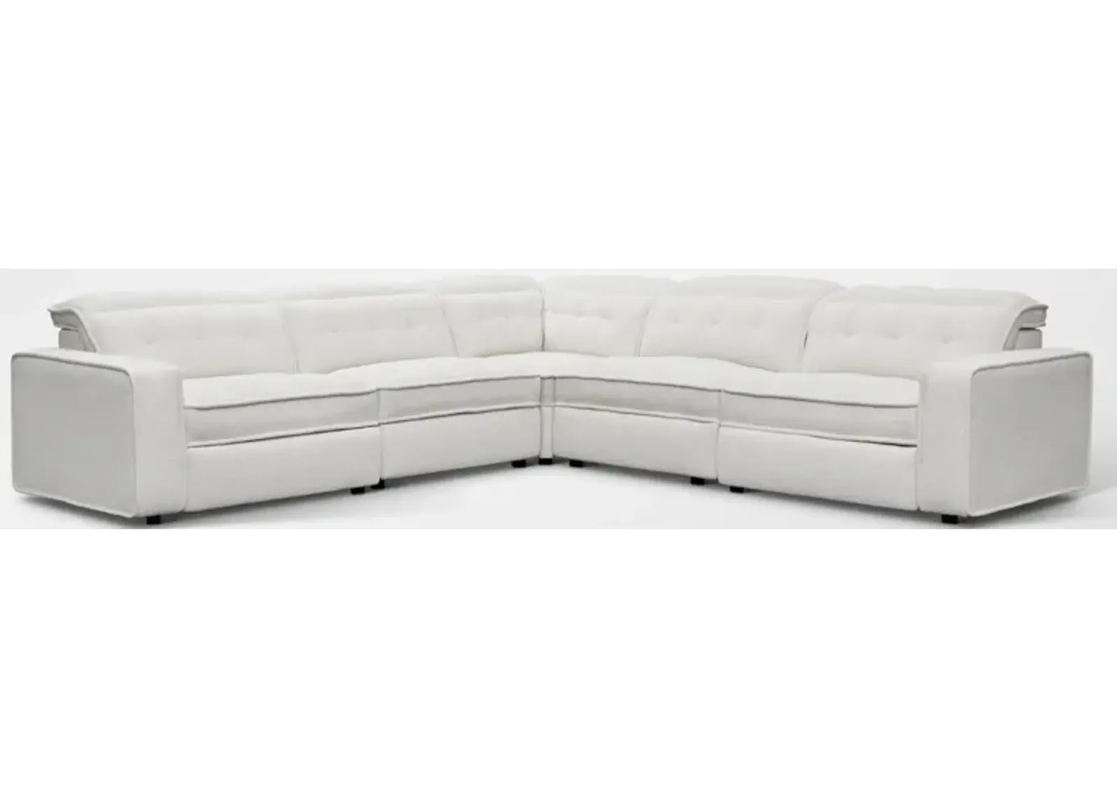 Bellini 5-Piece Dual-Power Reclining Sectional