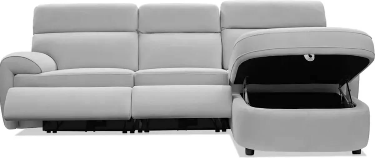 Aero 3-Piece Dual-Power Reclining Sectional with Right-Facing Chaise