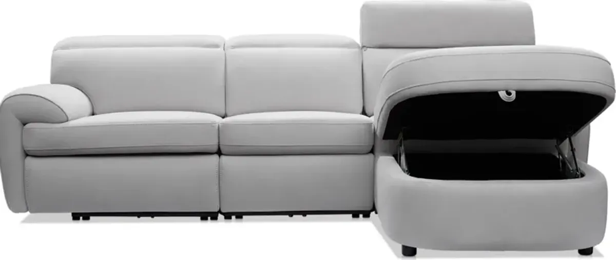 Aero 3-Piece Dual-Power Reclining Sectional with Right-Facing Chaise