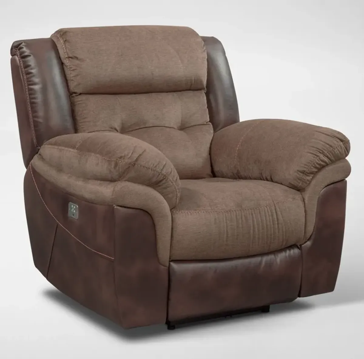 Tacoma Dual-Power Recliner - Brown