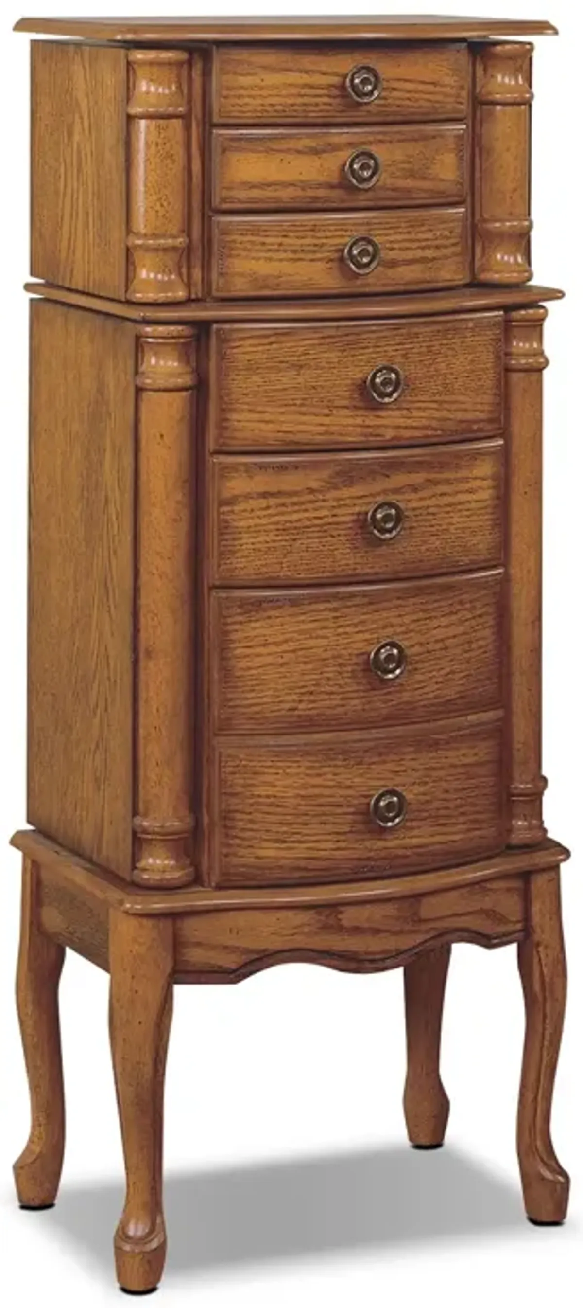 Ivy Jewelry Armoire - Oak