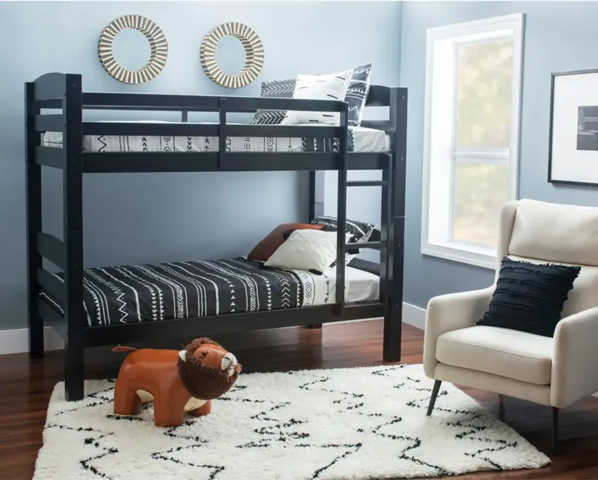 Tucker Twin over Twin Bunk Bed - Black