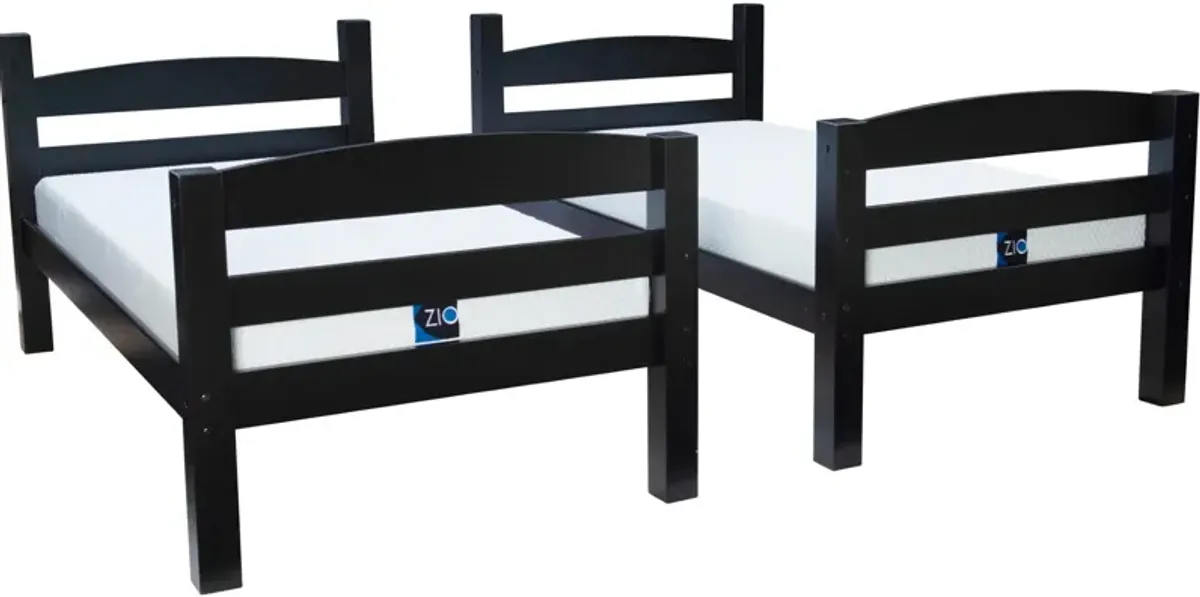 Tucker Twin over Twin Bunk Bed - Black