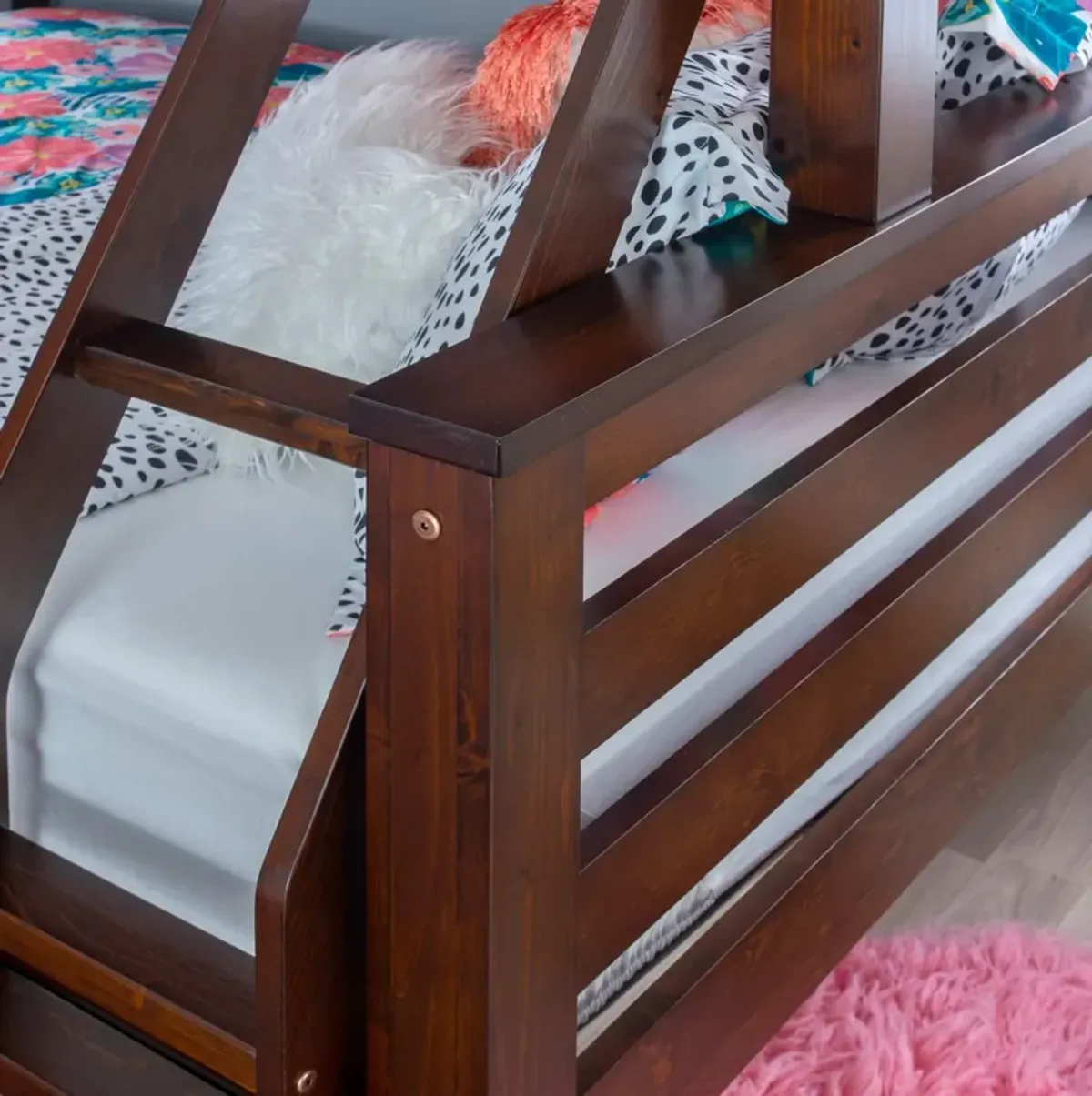 Tucker Twin over Full Bunk Bed - Espresso