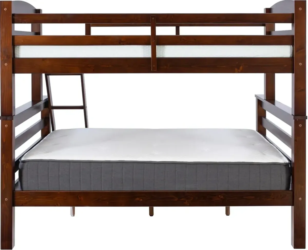 Tucker Twin over Full Bunk Bed - Espresso