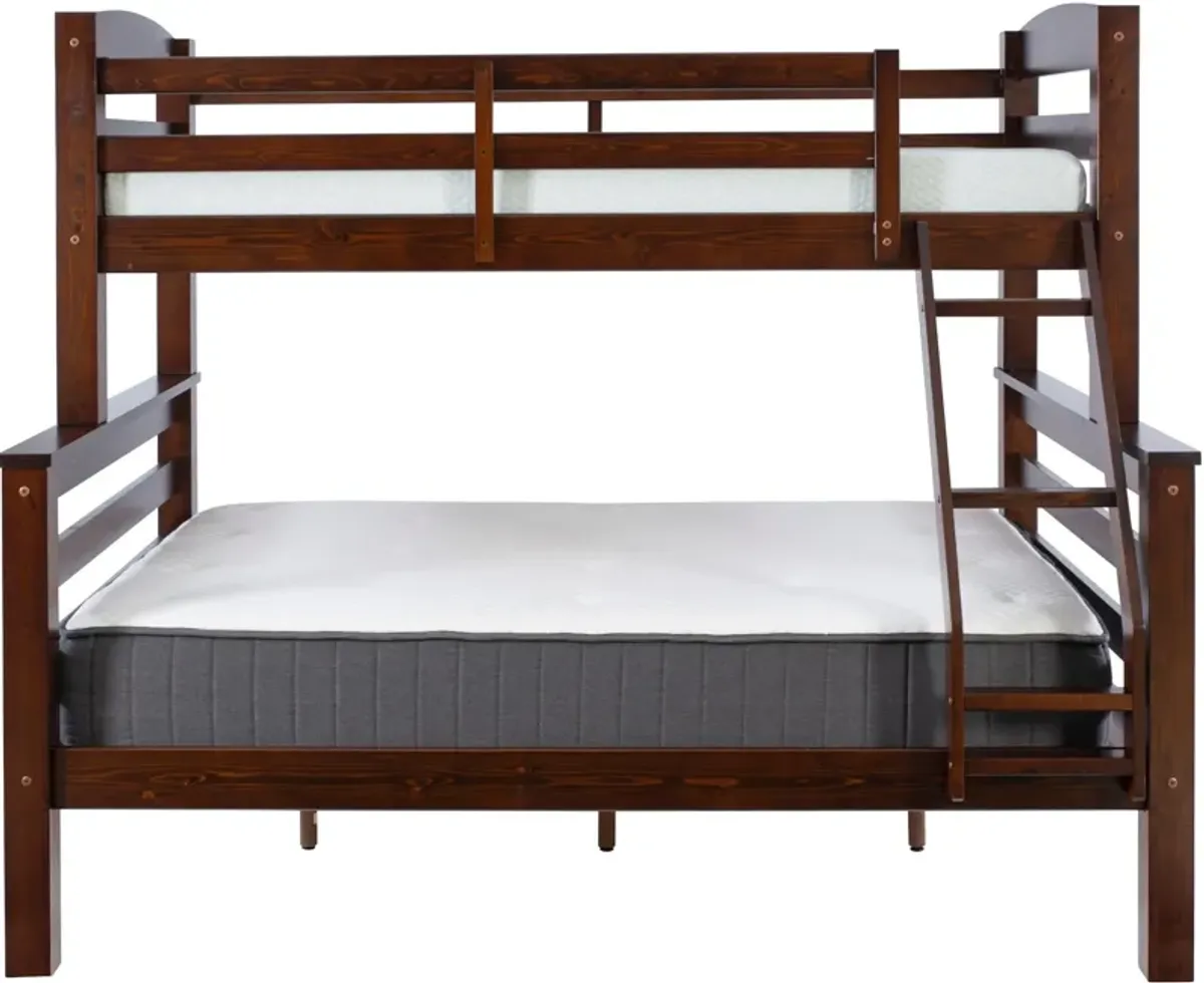 Tucker Twin over Full Bunk Bed - Espresso