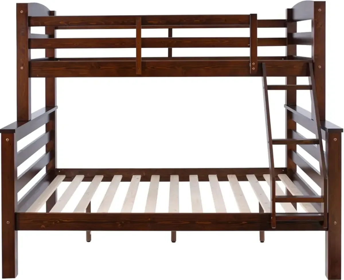 Tucker Twin over Full Bunk Bed - Espresso