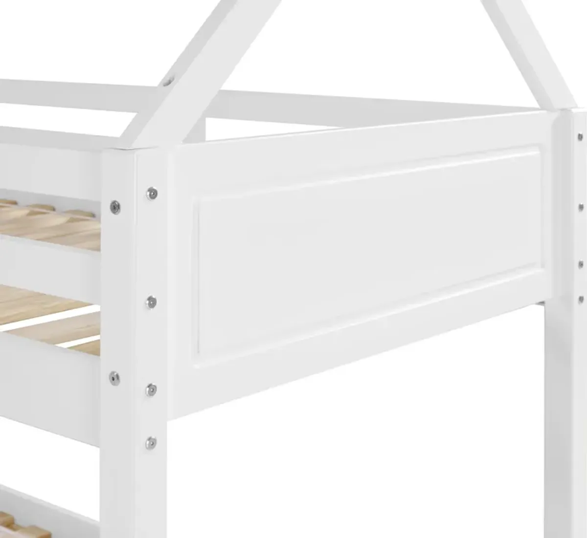 Effie Twin Over Twin Bunk Bed - White