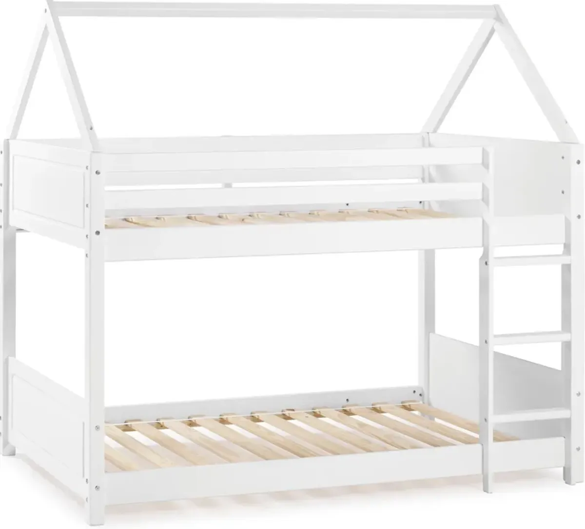 Effie Twin Over Twin Bunk Bed - White