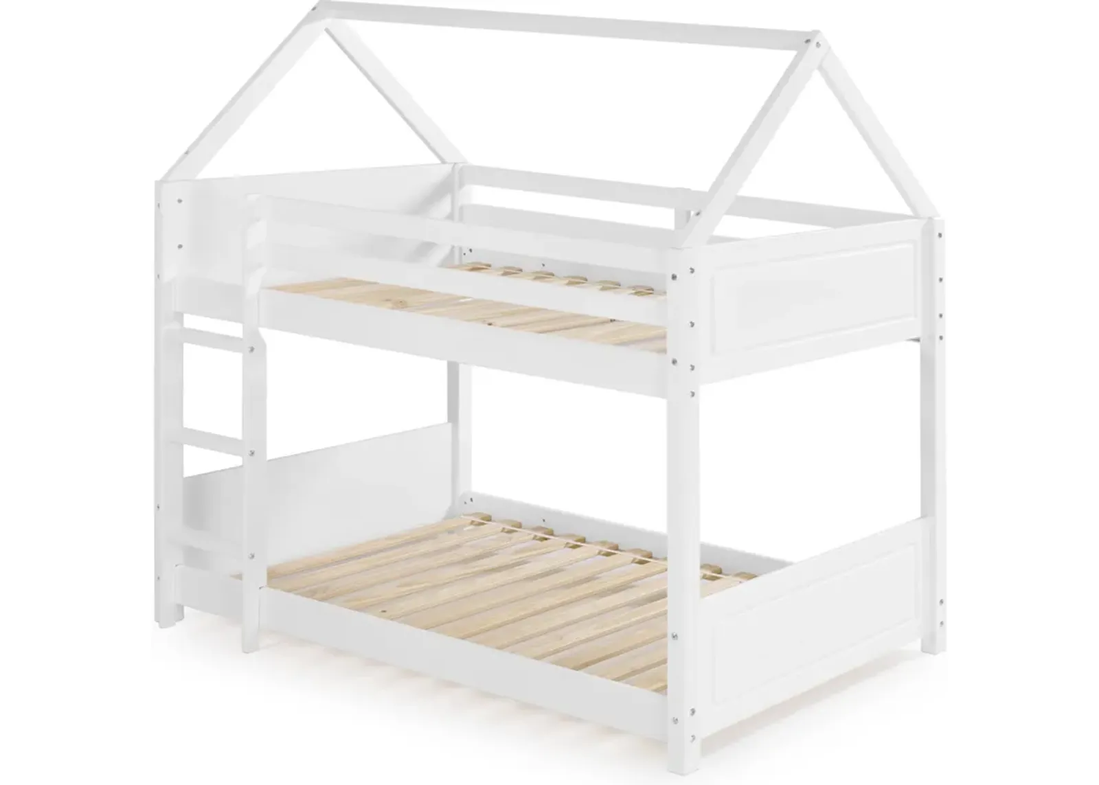 Effie Twin Over Twin Bunk Bed - White