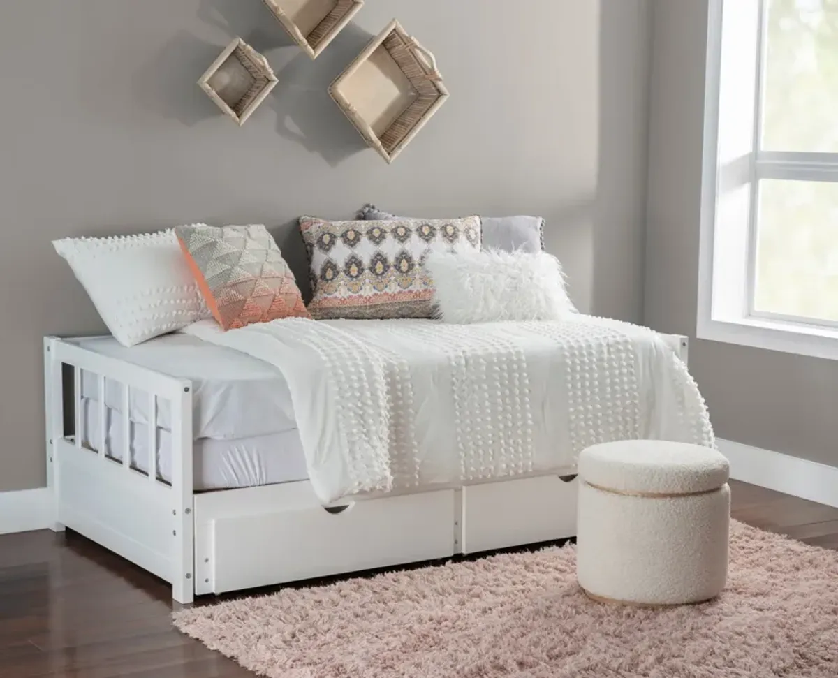 Cayden Daybed - White