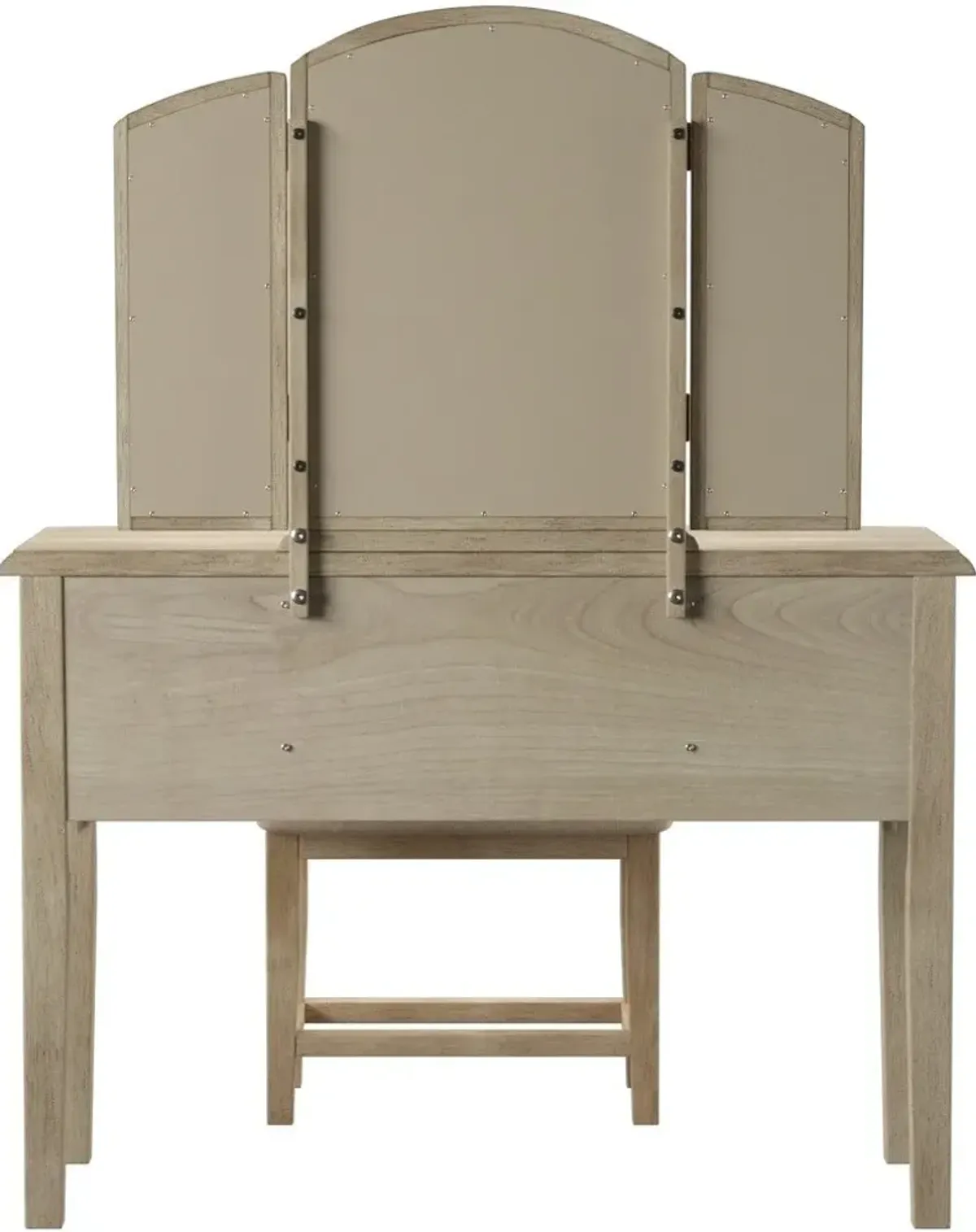 Audrina Vanity with Stool - Tan