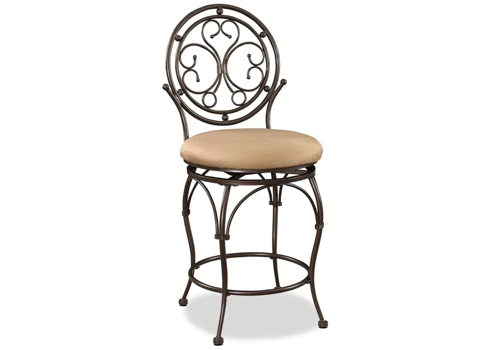 Laurel Counter-Height Stool - Bronze