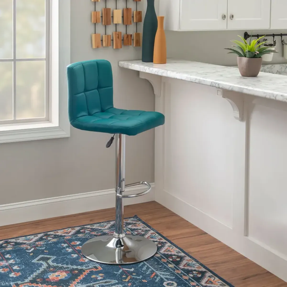 Avani Bar Stool - Teal