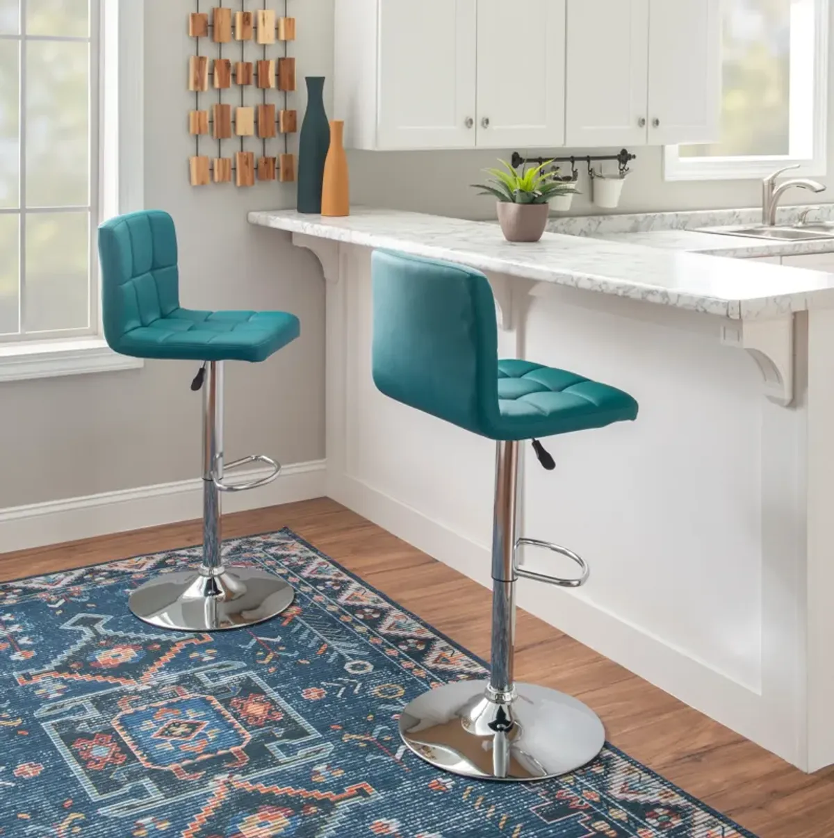 Avani Bar Stool - Teal