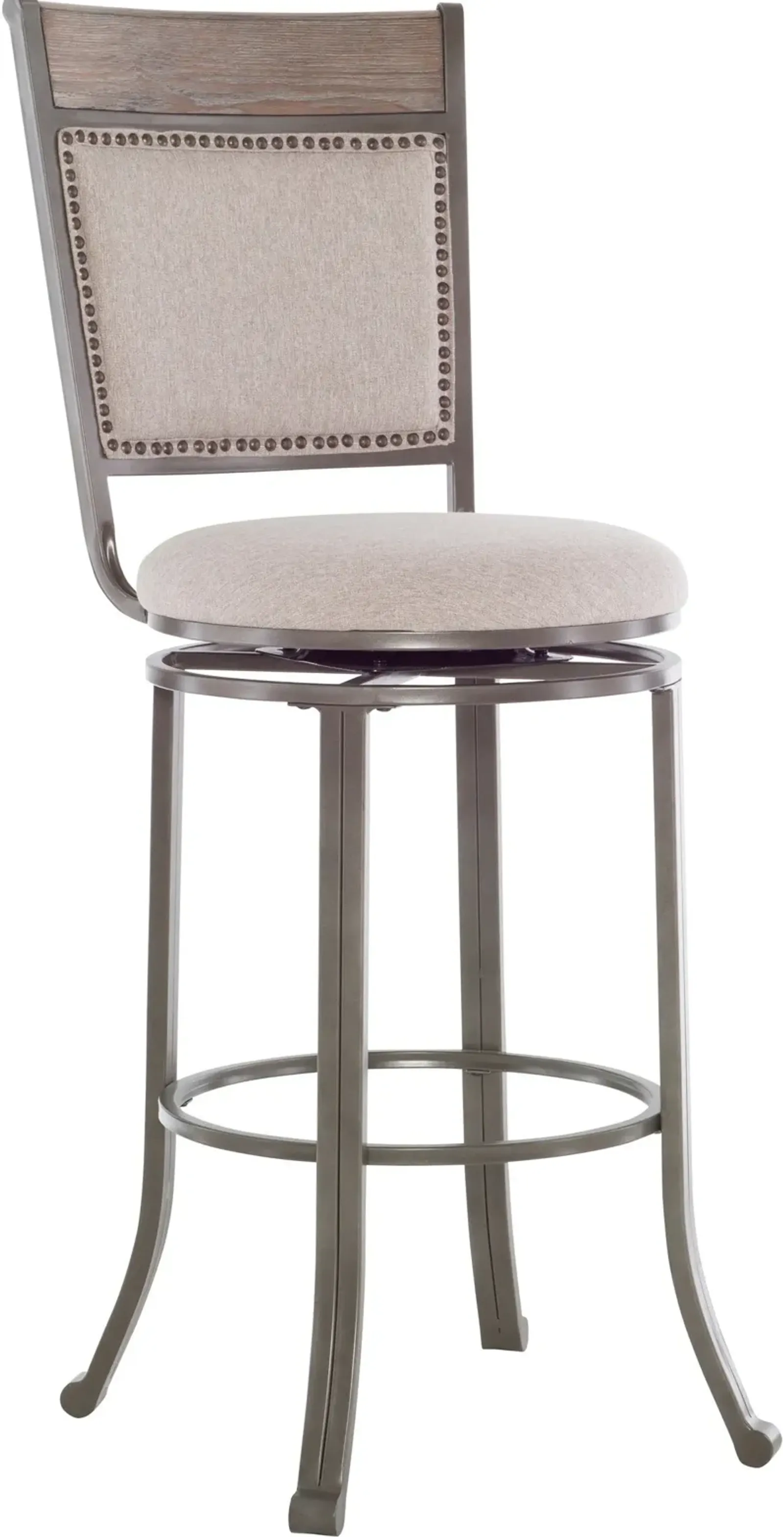 Cyril Bar Stool - Pewter