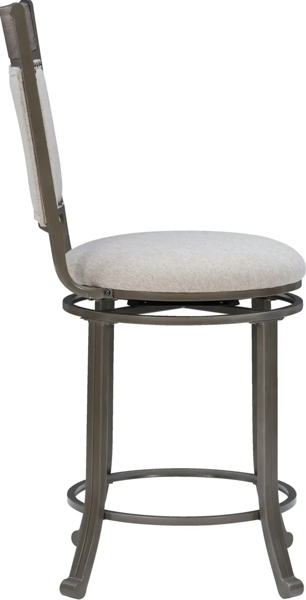 Cyril Counter-Height Stool - Pewter