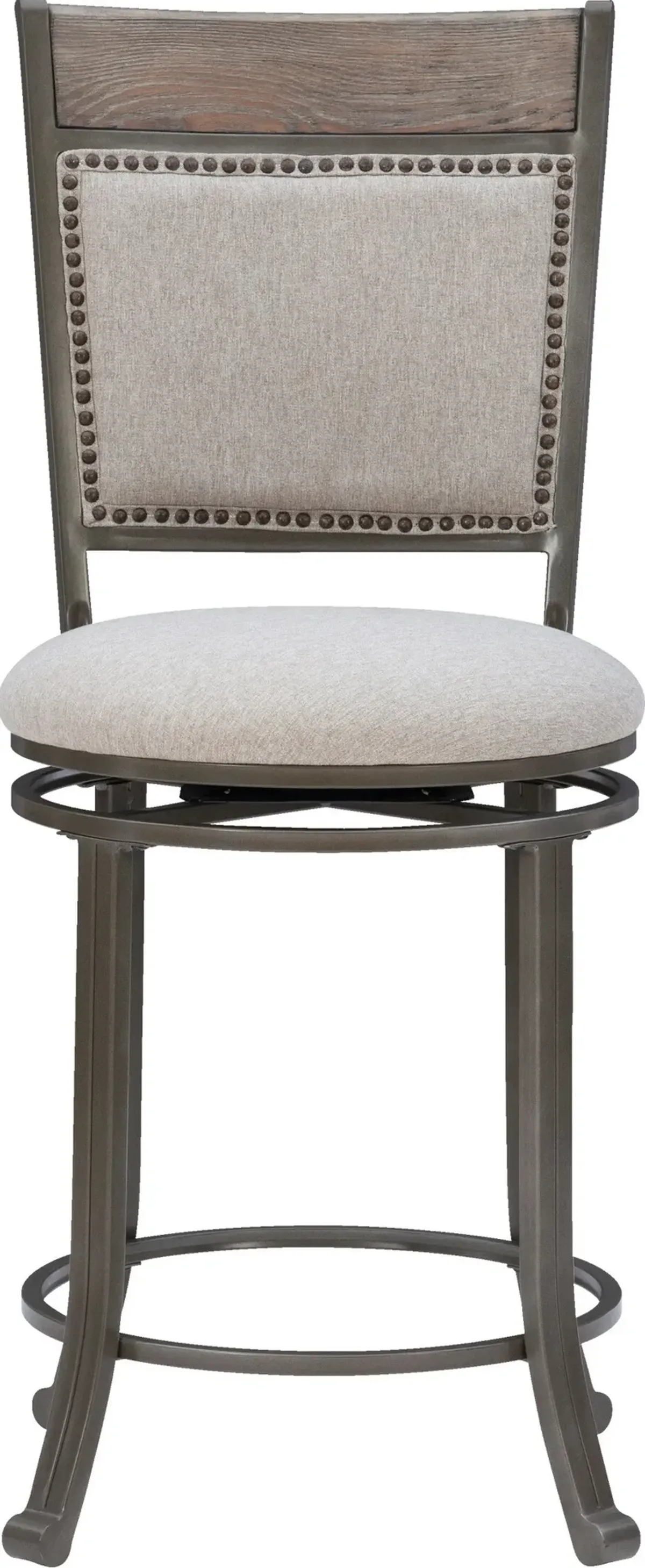 Cyril Counter-Height Stool - Pewter