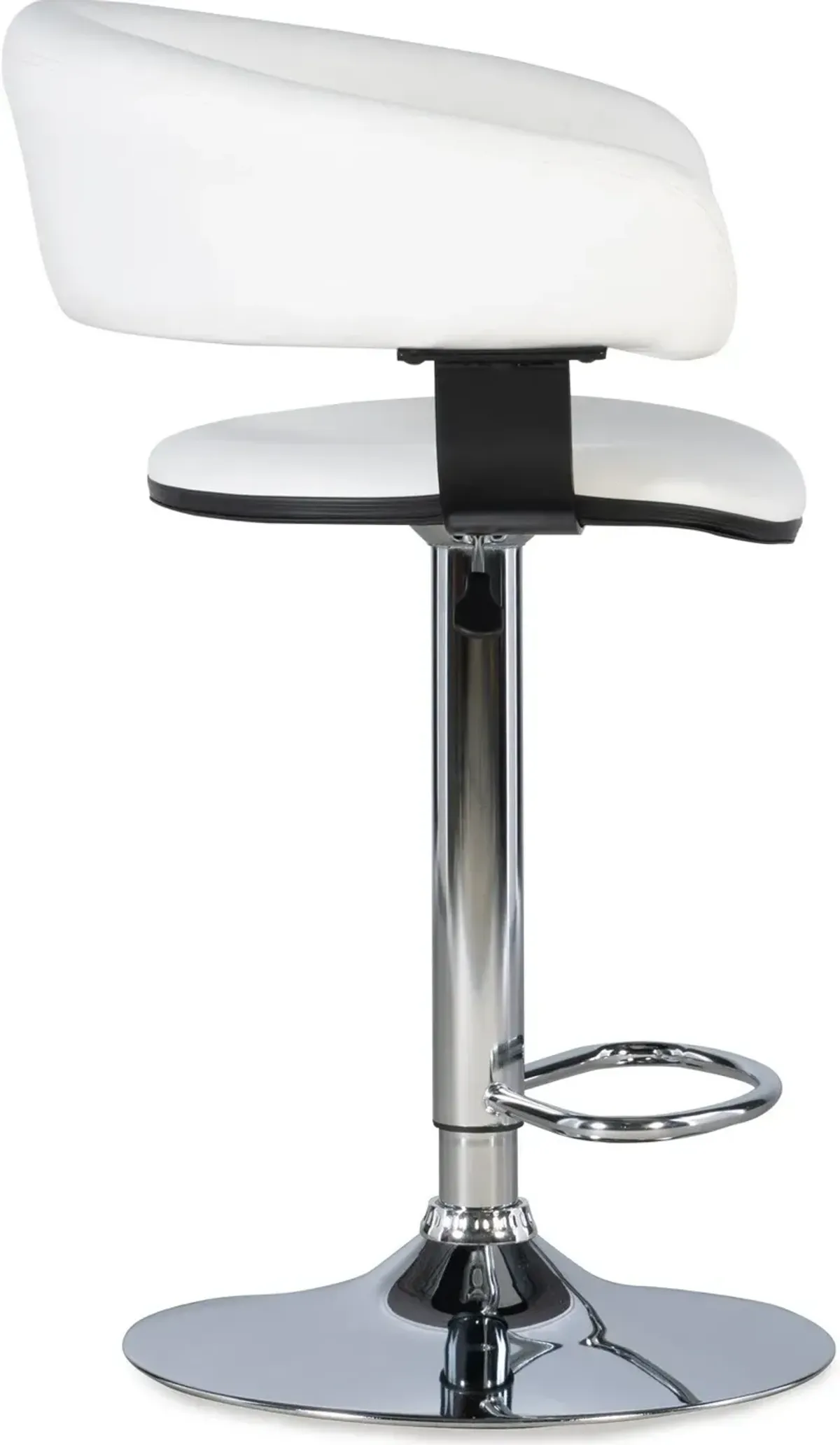 Tonina Adjustable Bar Stool - White