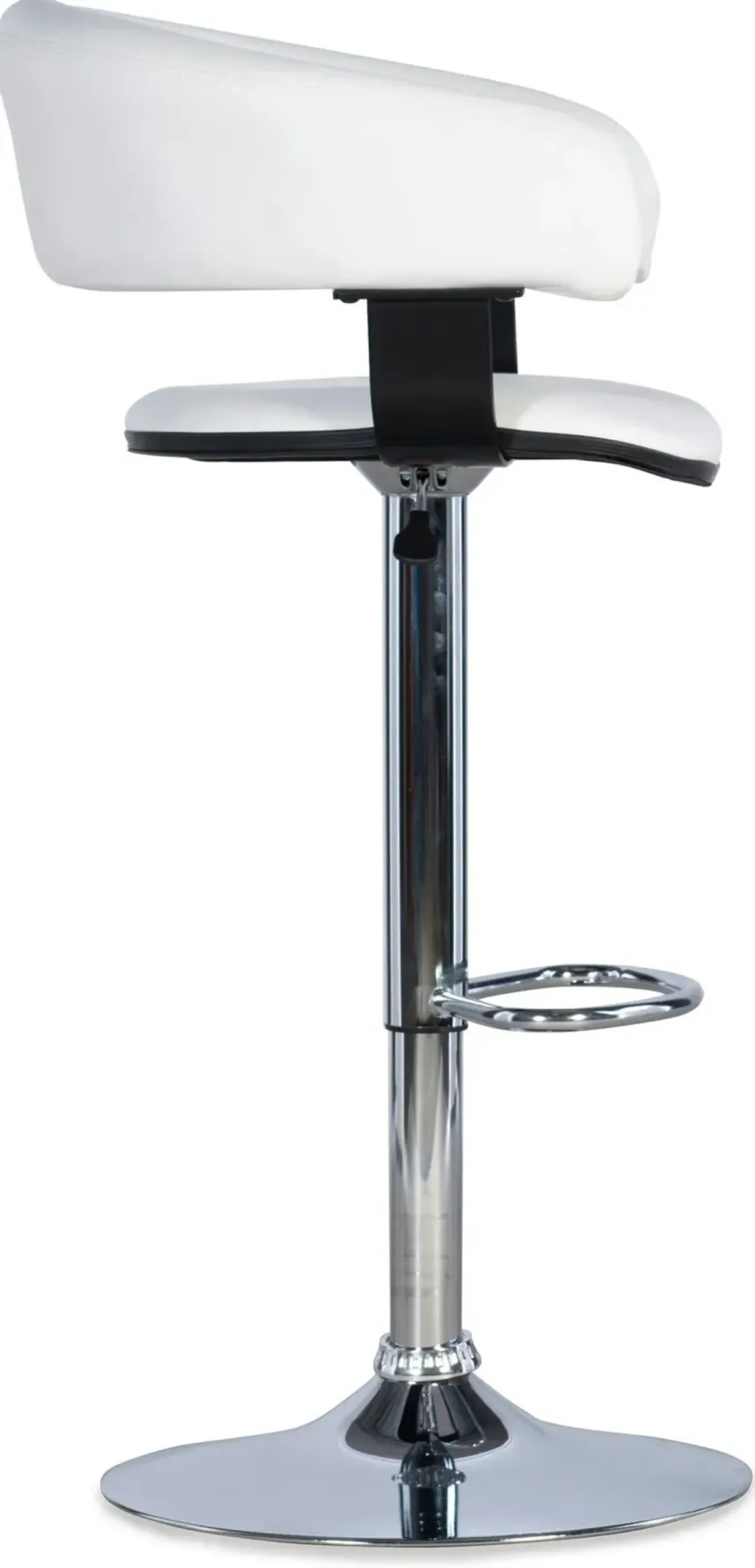 Tonina Adjustable Bar Stool - White