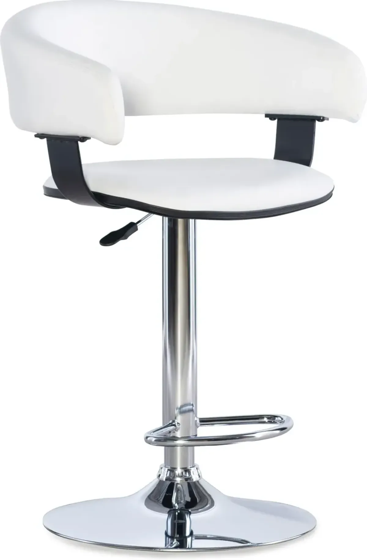 Tonina Adjustable Bar Stool - White