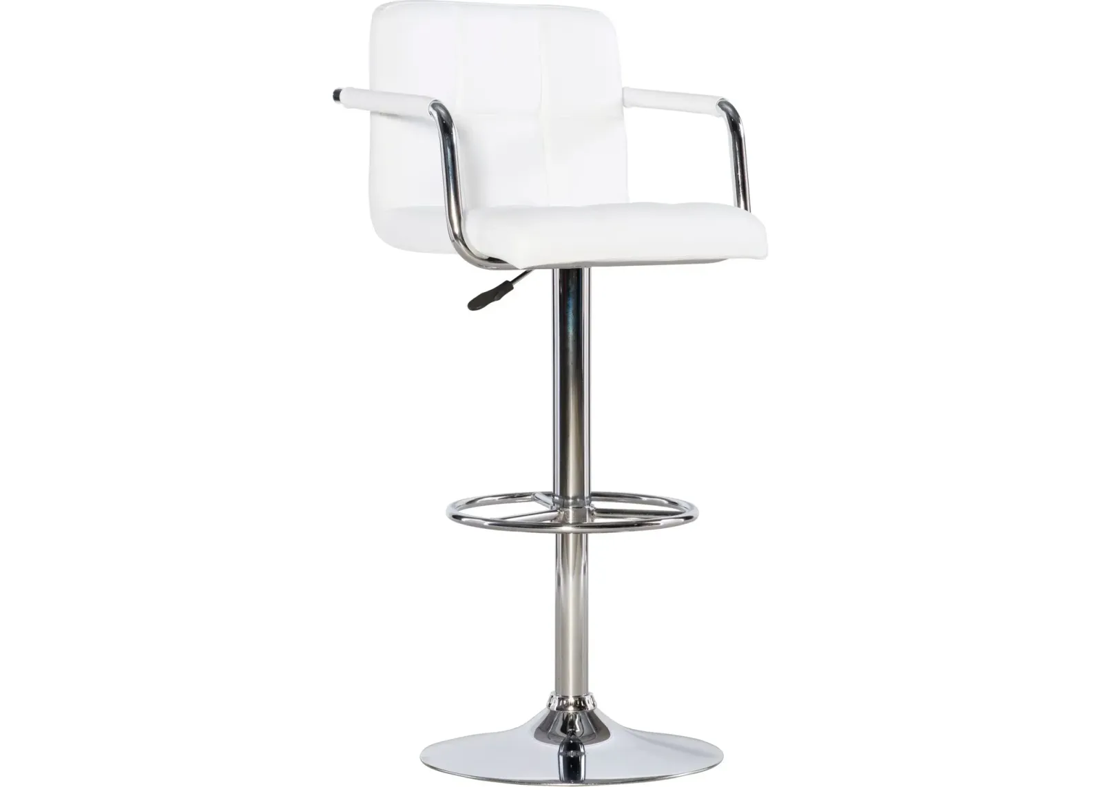 Graydon Adjustable Bar Stool - White