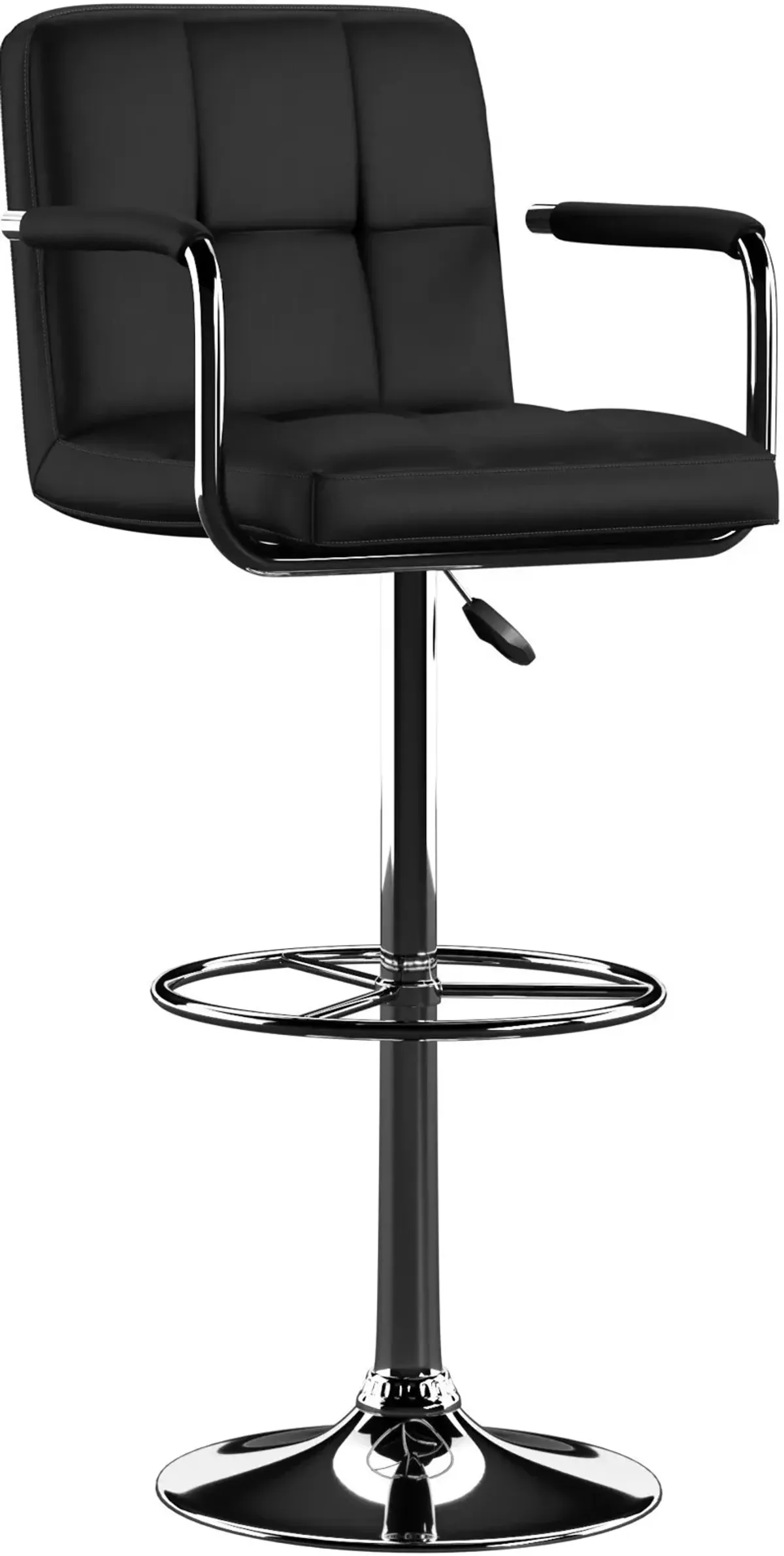 Graydon Adjustable Bar Stool - Black