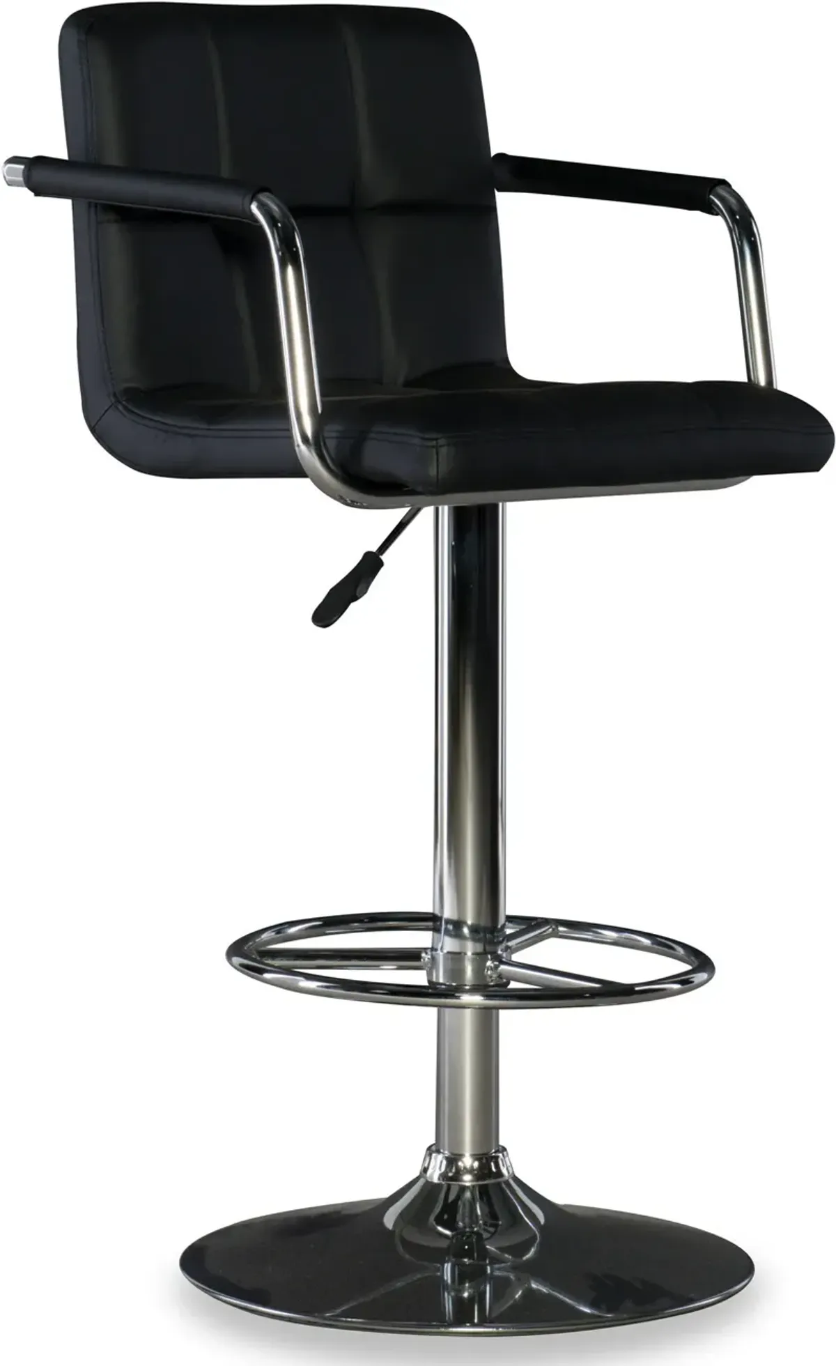 Graydon Adjustable Bar Stool - Black