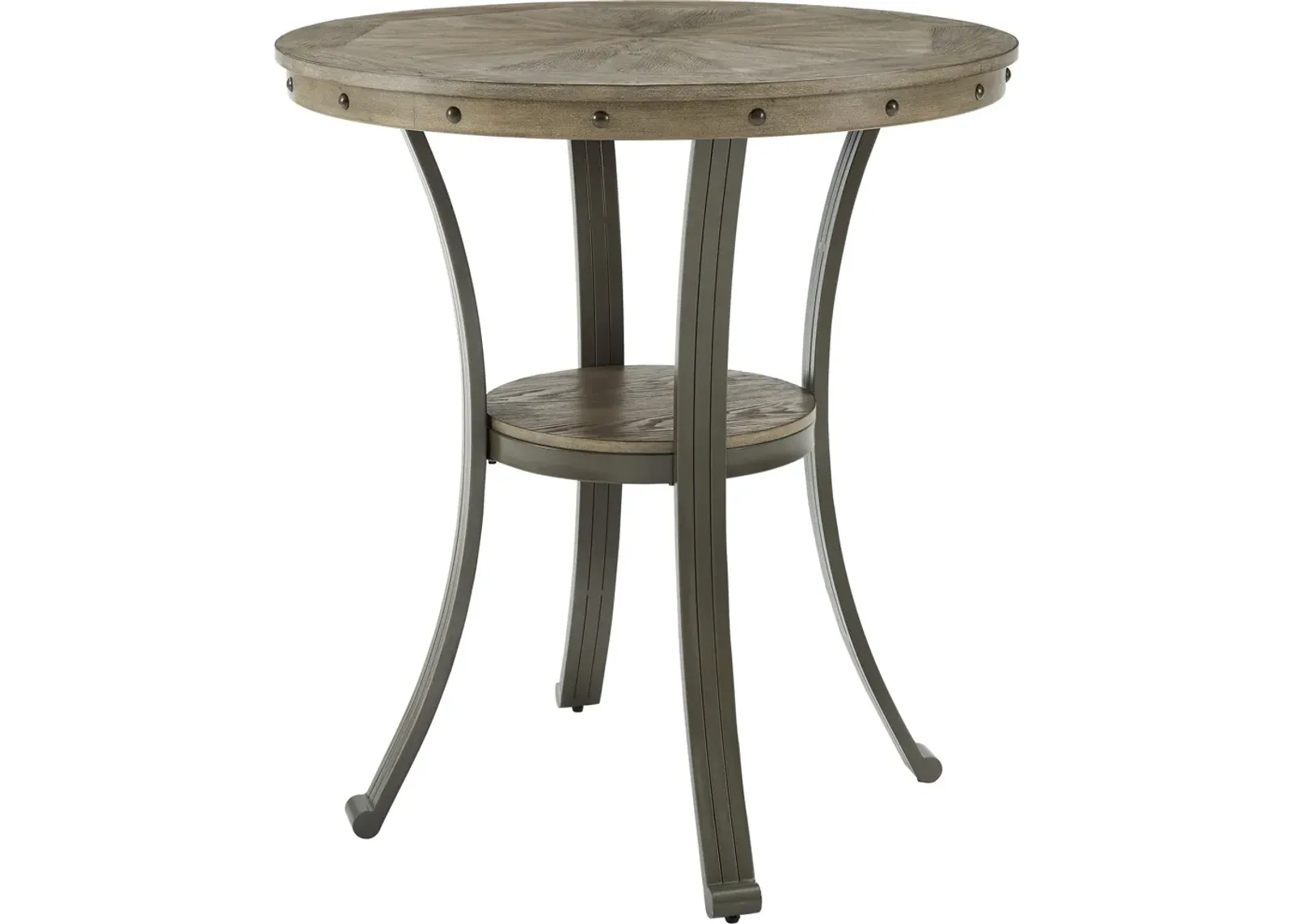 Cyril Pub Table - Pewter